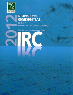 2012 IRC code book cover
