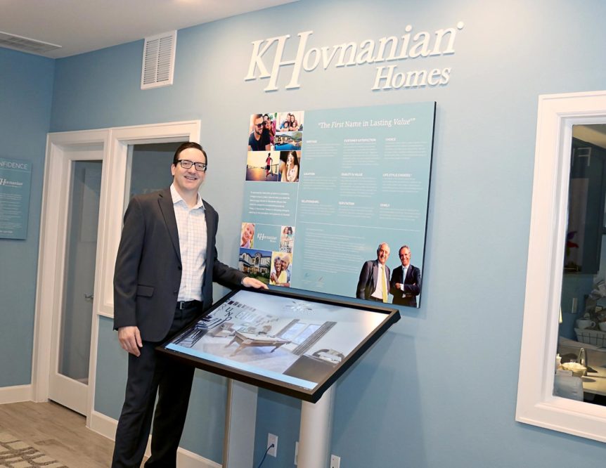 The interactive Sales Center Presentation allows customers to visualize themselves in a new home, uniquely theirs. Diverse home designs are a trademark of K.Hovnanian communities