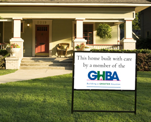 ghba logo yard sign